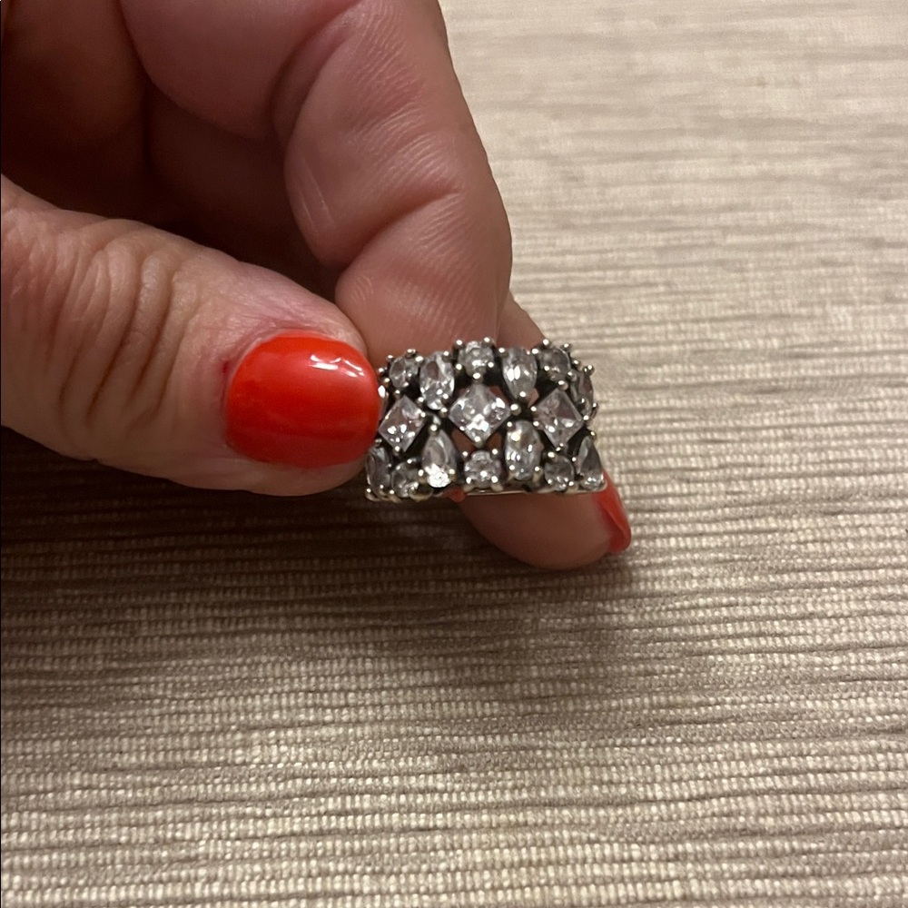 Silpada Silver and Black Gem Ring
